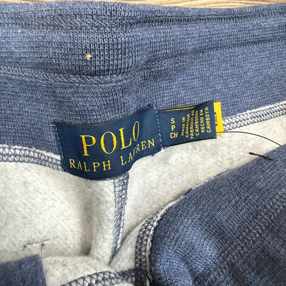 Polo Ralph‎ Lauren Men Size Small Sweatpants Navy Heather Fleece Joggers NWT NEW